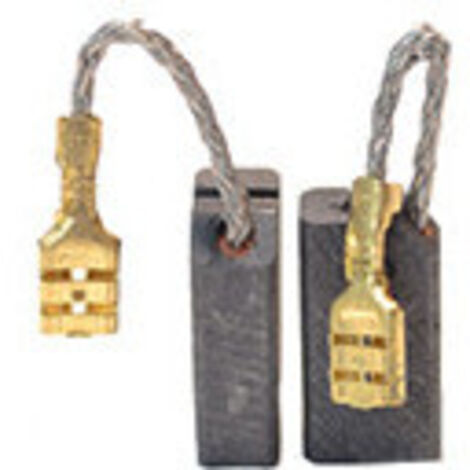 Jeu de 2 charbons adaptable pour DE WALT. Dimensions: 6,3 x 8 x 14,5mm.