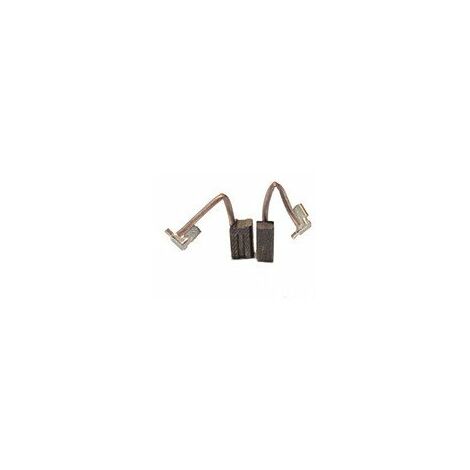 Jeu De 2 Charbons Adaptable Pour De Walt, Elu. Dimensions: 6.3 X 8 X 13mm.
