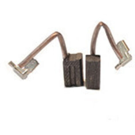 Jeu de 2 charbons adaptable pour DE WALT, ELU. Dimensions: 6.3 x 8 x 13mm.