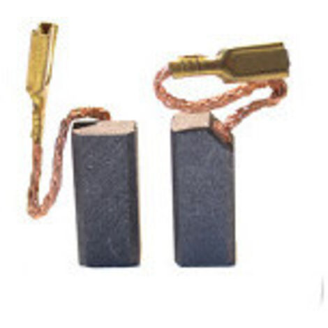 Jeu de 2 charbons adaptable pour FELISATTI. Dimensions: 6.3 x 6.3 x 14mm.