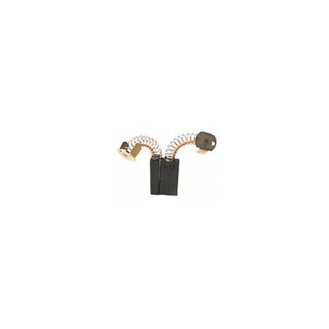 Jeu De 2 Charbons Adaptable Pour Flex. Dimensions: 13 X 6 X 25 Mm.