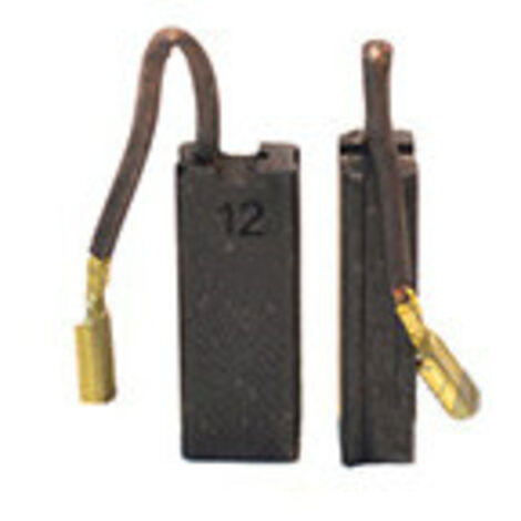 Jeu de 2 charbons adaptable pour HILTI. Dimensions: 6.3 x 10 x 26mm.