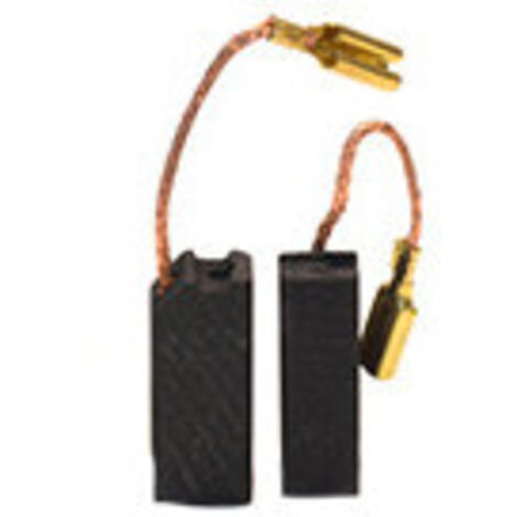 Jeu de 2 charbons adaptable pour HILTI. Dimensions: 6.3 x 8 x 19mm.