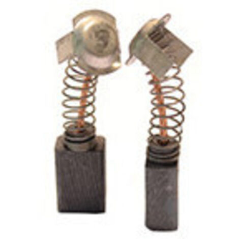 Jeu de 2 charbons adaptable pour HITACHI, DIAMOND. Dimensions: 7 x 11 x 17mm.
