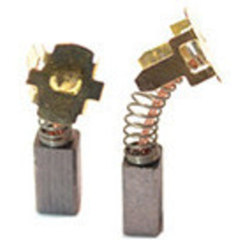 Jeu de 2 charbons adaptable pour HITACHI. Dimensions: 5 x 6 x 11mm.