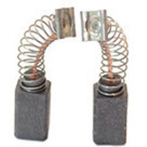 Jeu de 2 charbons adaptable pour HITACHI. Dimensions: 6.5 x 7.5 x 12mm.