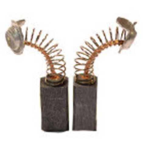 Jeu de 2 charbons adaptable pour HITACHI. Dimensions: 6.5 x 7.5 x 13mm.