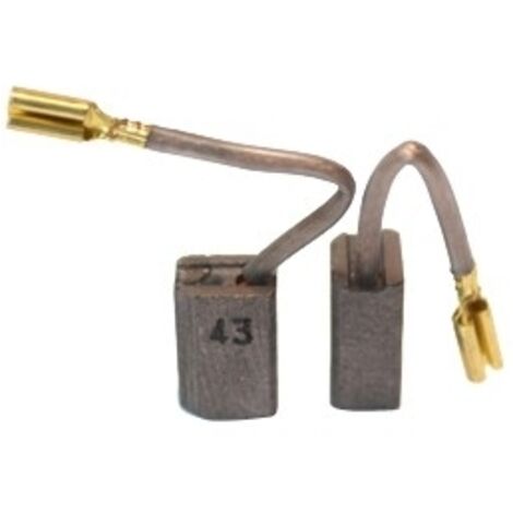 Jeu De 2 Charbons Adaptable Pour Hitachi. Dimensions: 6.5 X 9 X 13.5mm.