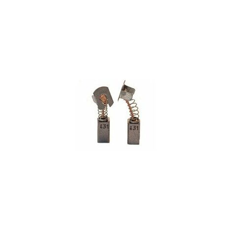 Jeu De 2 Charbons Adaptable Pour Makita. Dimensions: 5 X 6 X 11.5mm.