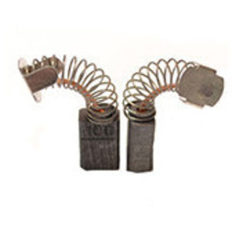 Jeu de 2 charbons adaptable pour MAKITA. Dimensions: 6 x 10 x 15mm.