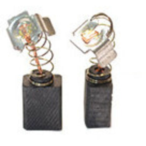 Jeu de 2 charbons adaptable pour MAKITA. Dimensions: 6 x 9 x 11mm.