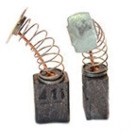 Jeu de 2 charbons adaptable pour MAKITA. Dimensions: 6 x 9 x 12mm.