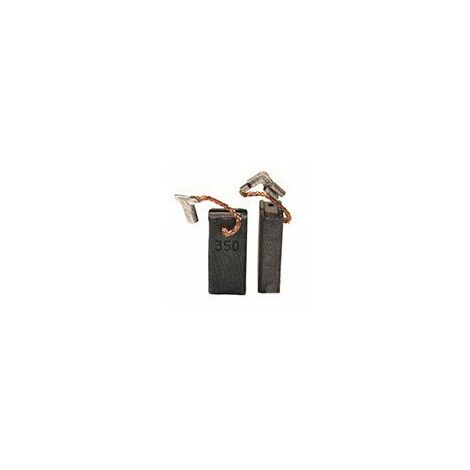 Jeu De 2 Charbons Adaptable Pour Makita. Dimensions: 6.5 X 11 X 25mm.
