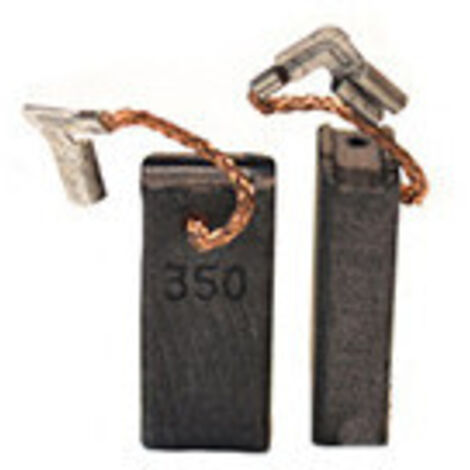 Jeu de 2 charbons adaptable pour MAKITA. Dimensions: 6.5 x 11 x 25mm.