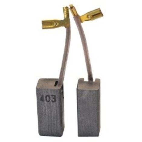 Jeu De 2 Charbons Adaptable Pour Makita. Dimensions: 9 X 10 X 22mm.