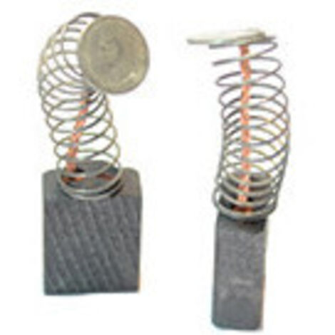 Jeu de 2 charbons adaptable pour METABO. Dimensions: 5 x 10 x 12.5mm.