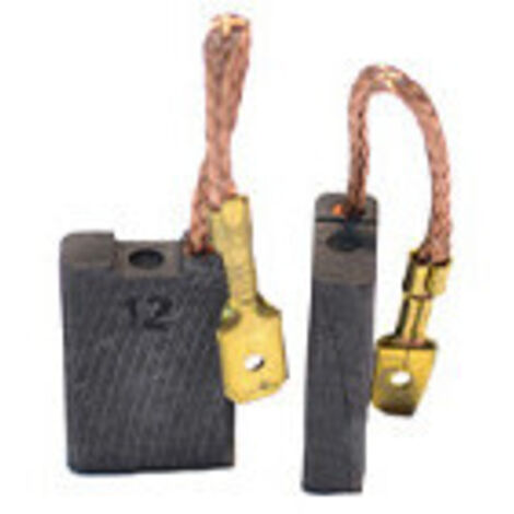 Jeu de 2 charbons adaptable pour METABO. Dimensions: 6 x 16 x 24mm.