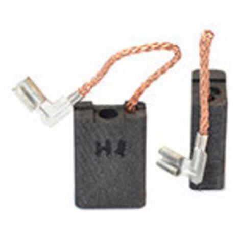 Jeu de 2 charbons adaptable pour METABO. Dimensions: 6.3 x 12.5 x 18mm.