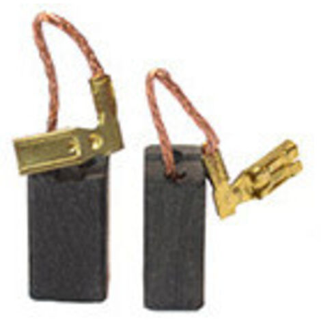 Jeu de 2 charbons adaptable pour METABO. Dimensions: 6.35 x 8 x 15mm.