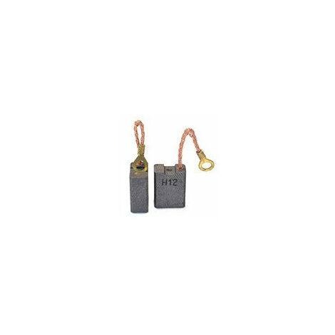 Jeu De 2 Charbons Adaptable Pour Metabo. Dimensions: 8 X 14 X 18mm.