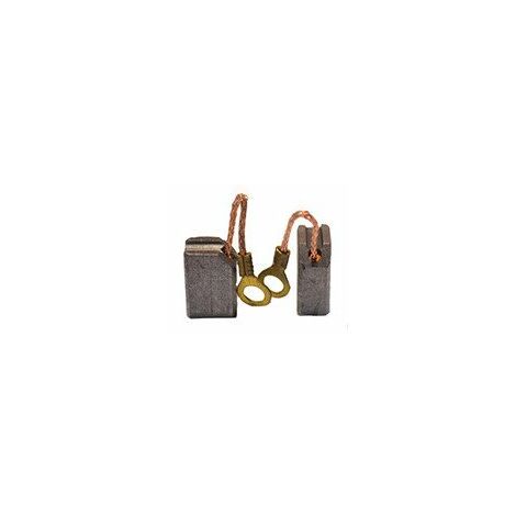 Jeu De 2 Charbons Adaptable Pour Perles. Dimensions: 6.4 X 10 X15mm.