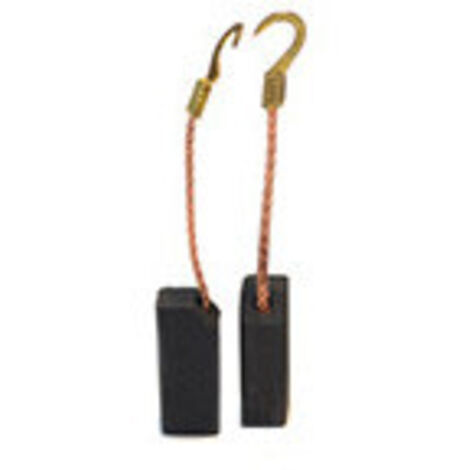 Jeu de 2 charbons adaptable pour PEUGEOT. Dimensions: 6 x 8 x 18mm.