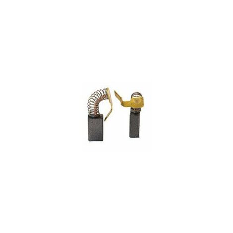 Jeu De 2 Charbons Adaptable Pour Ryobi. Dimensions: 6 X 9 X 15mm.