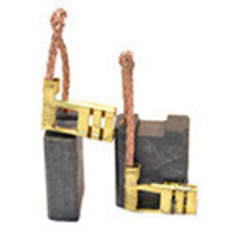 Jeu de 2 charbons adaptable pour RYOBI. Dimensions: 7 x 16 x 20mm.
