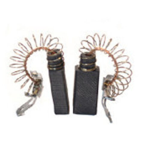 Jeu de 2 charbons adaptable pour SKIL. Dimensions: 5 x 8 x 15mm.