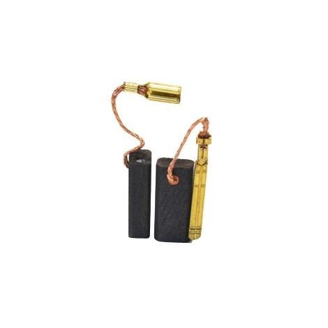 Jeu De 2 Charbons Adaptable Pour Skil. Dimensions: 5 X 8 X 18mm.