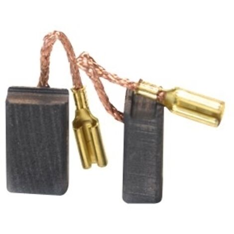 Jeu De 2 Charbons Adaptable Pour Skil. Dimensions: 5.5 X 8.5 X 14mm.