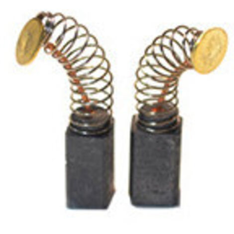 Jeu de 2 charbons adaptable pour SKIL. Dimensions: 6 x 7 x 11mm.