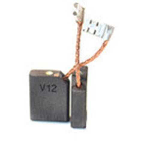 Jeu de 2 charbons adaptable pour SKIL. Dimensions: 6.3 x 16 x 20mm.