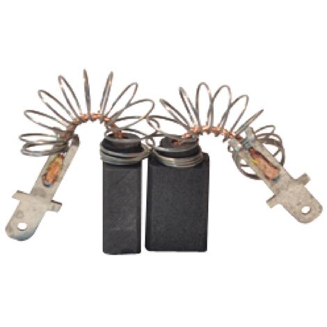 Jeu De 2 Charbons Adaptable Pour Skil. Dimensions: 6.4 X 10 X 15mm.
