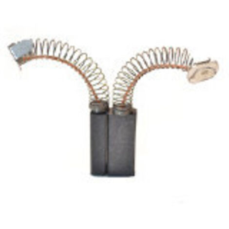 Jeu de 2 charbons adaptable RUPES. Dimensions: 8 x 14 x 35mm.