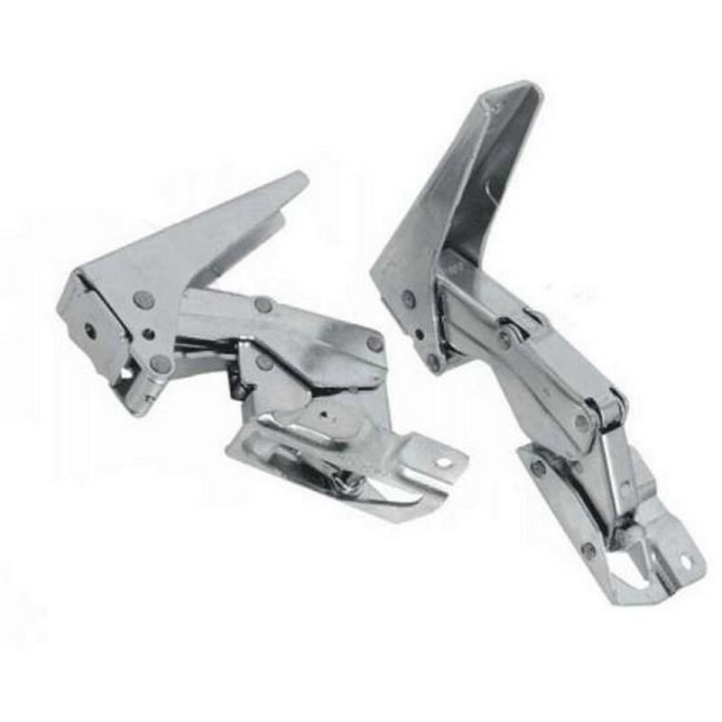 Whirlpool - Jeu de 2 charnières (481231018672, AS0014714) Réfrigérateur, congélateur de dietrich, indesit, fagor, ikea bauknecht, ignis brandt,