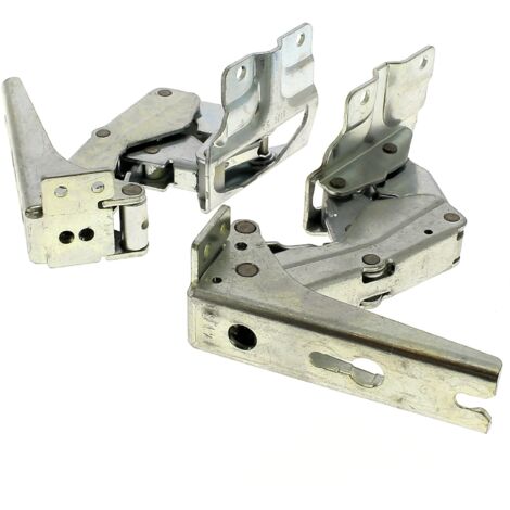 Jeu de 2 charnières pour réfrigérateur – Compatibles Bosch, Siemens, Neff – Installation facile – Matériau durable pour longévité - z492680