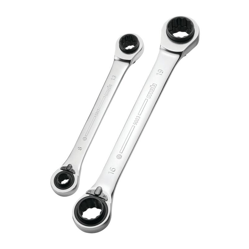 Jeu de 2 clés à cliquet - mob - 4x4