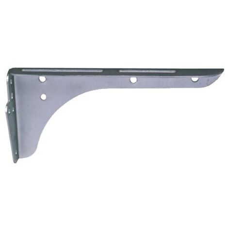 Jeu de 2 consoles pour lavabo acier zingué longueur 210 mm