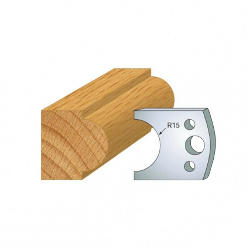 Leman - Jeu de 2 contre-fers profilés Ht.40 mm N°066