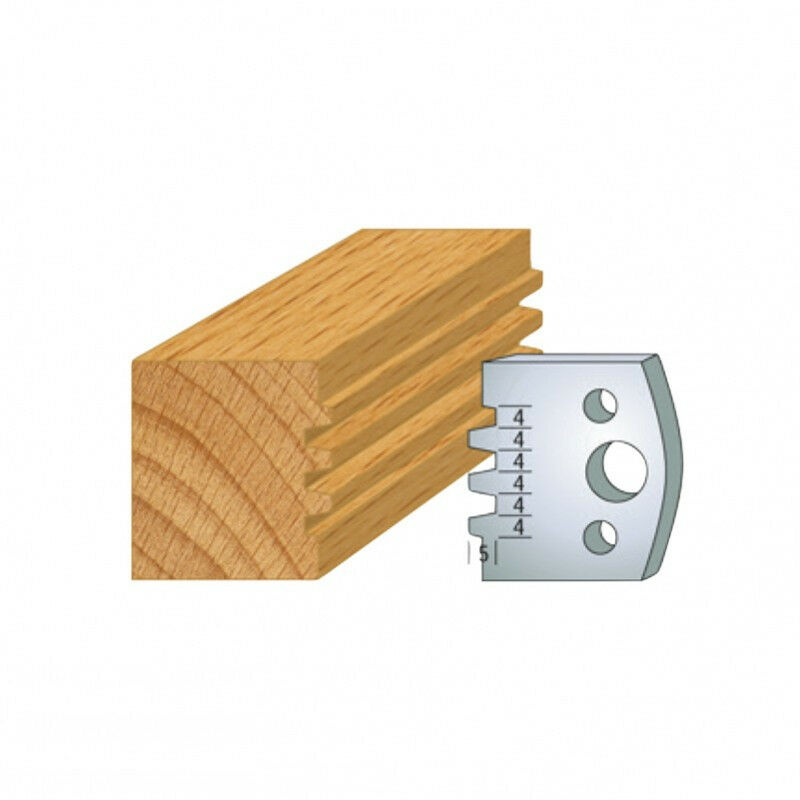 Leman - Jeu de 2 contre-fers profilés Ht.40 mm N°076