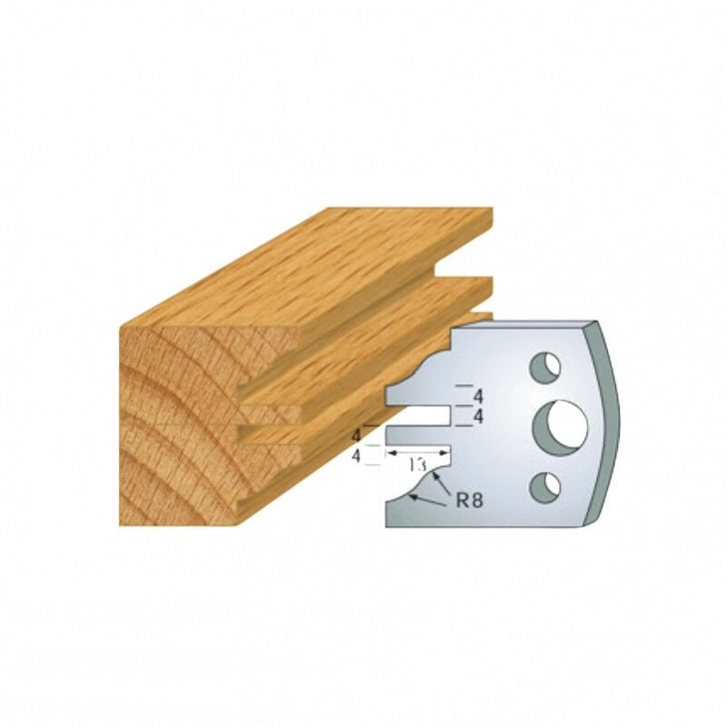 Leman - Jeu de 2 contre-fers profilés Ht.40 mm N°097