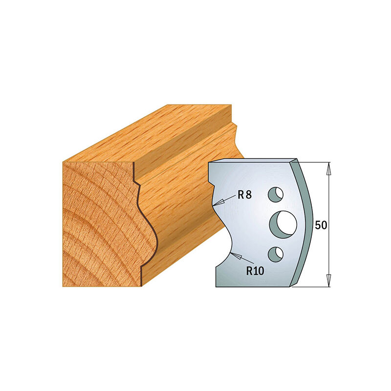 CMT - 690.510 jeu de 2 couteaux kss 50X4MM