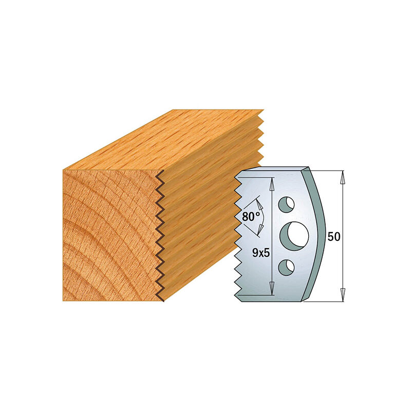 CMT - 690.524 jeu de 2 couteaux kss 50X4MM