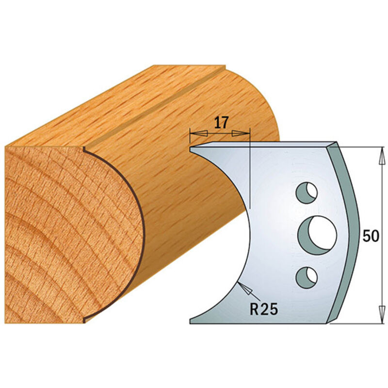 CMT - 690.546 jeu de 2 couteaux kss 50X4MM