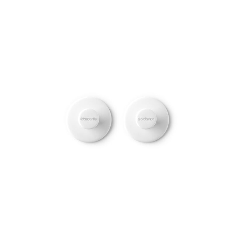Brabantia - ReNew Crochets porte-serviette - lot de 2 - blanc