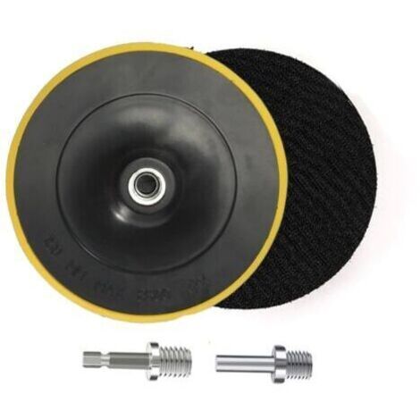 Jeu de 2 disques à meuler avec poignée pour outils rotatifs, pour le meulage et le polissage – 180 mm, M14