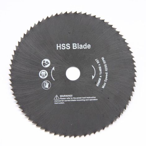 Jeu de 2 disques hss 89x10 z80 pour scie tas89m Holzmann ksb8910hss/2