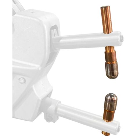 Jeu de 2 électrodes en cuivre pour soudeuse par points portable DPL8900 MW Tools DPL8900EL