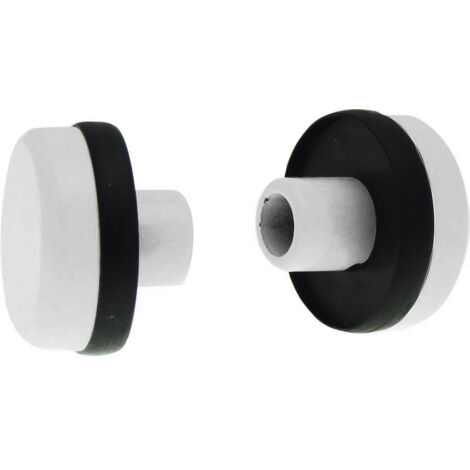 Jeu de 2 embouts pour poignée DIVA I II IV - LA CROISEE DS - Laqué gris alu RAL9006